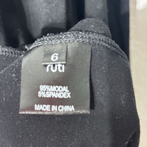 Ruti women’s the comfy turtleneck shirt black 6 modal long sleeve capsule - Picture 3 of 4